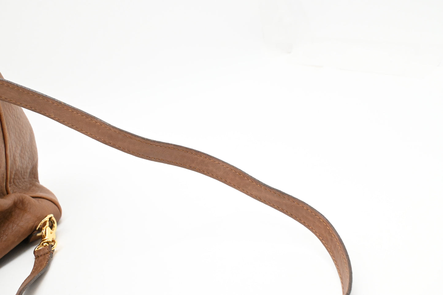 Versace Medusa Backpack in Brown Leather