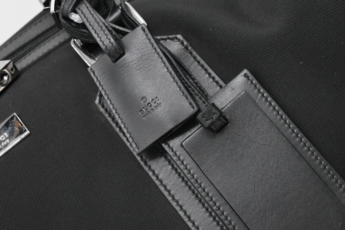 Gucci Duffle Bag in Black Canvas