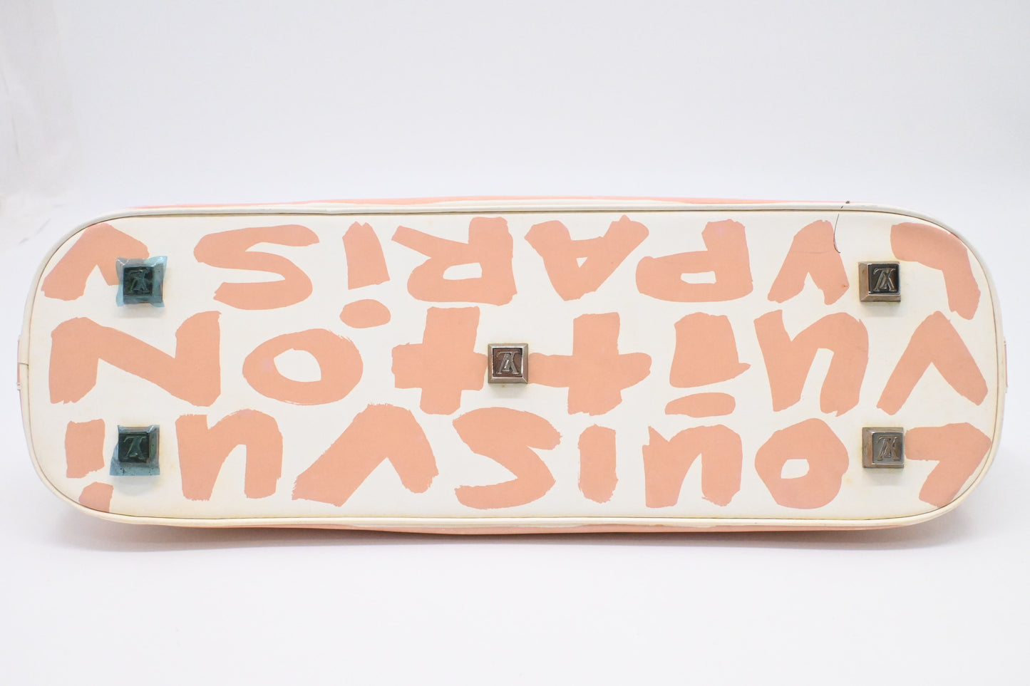 Louis Vuitton x Stephen Sprouse Alma Horizontal in Beige Graffiti Glazed Leather
