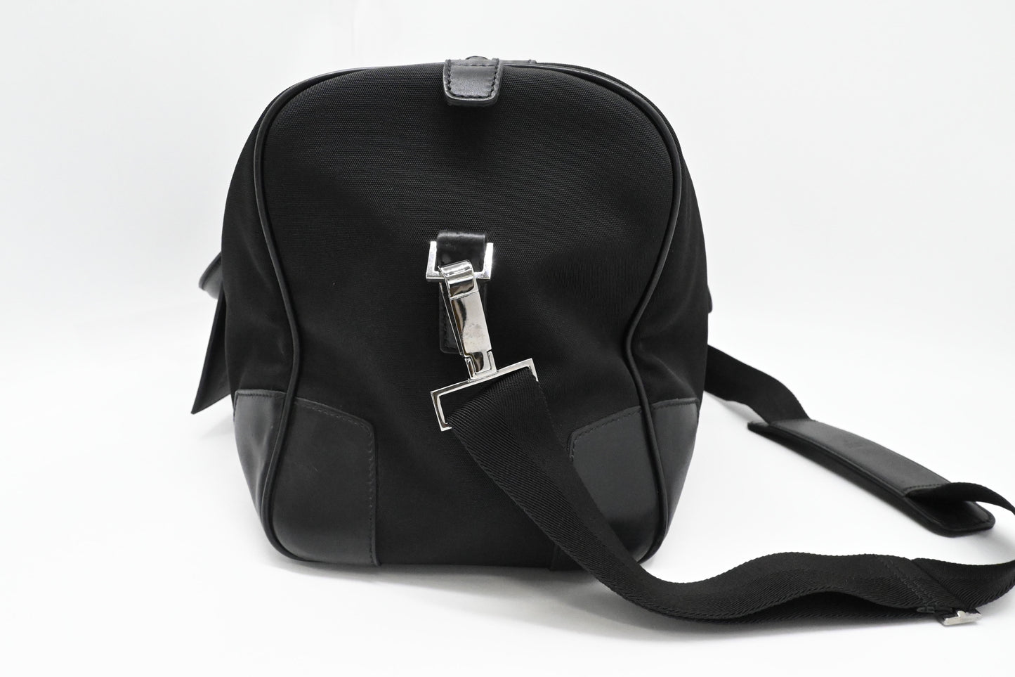 Gucci Duffle Bag in Black Canvas