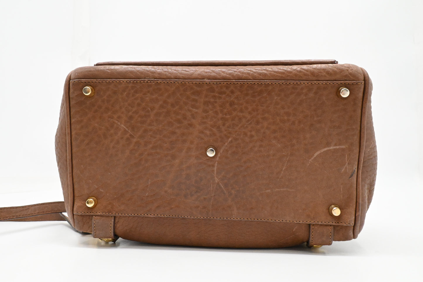 Versace Medusa Backpack in Brown Leather