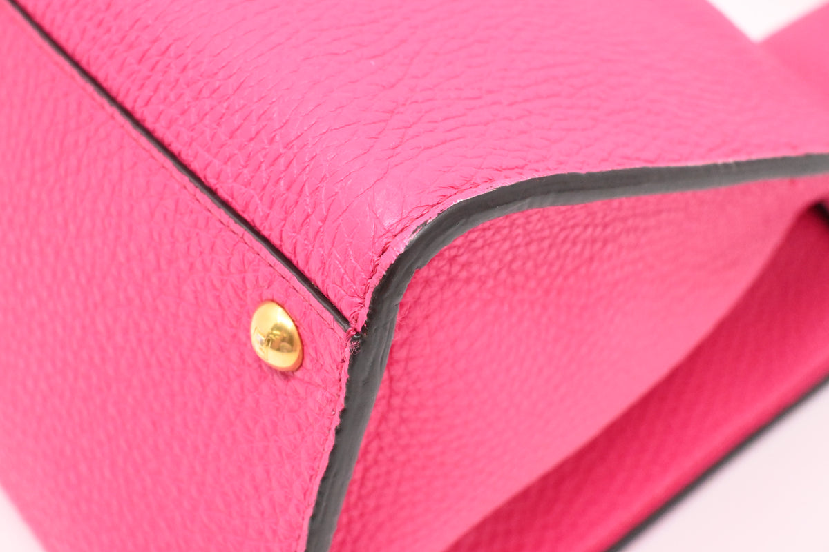 Fendi Medium Peekaboo Selleria in Pink Leather