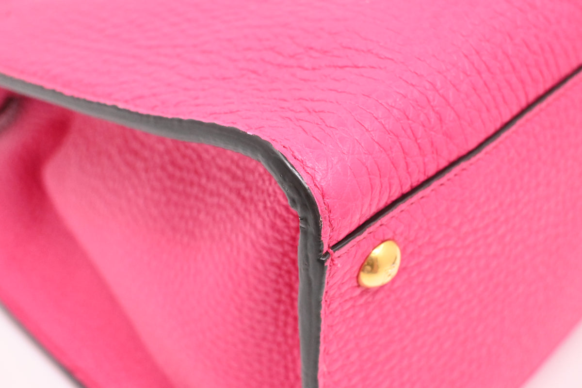 Fendi Medium Peekaboo Selleria in Pink Leather