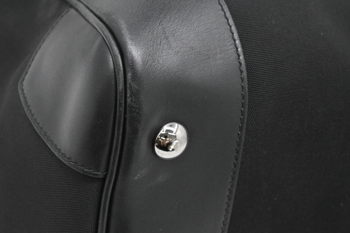 Gucci Duffle Bag in Black Canvas