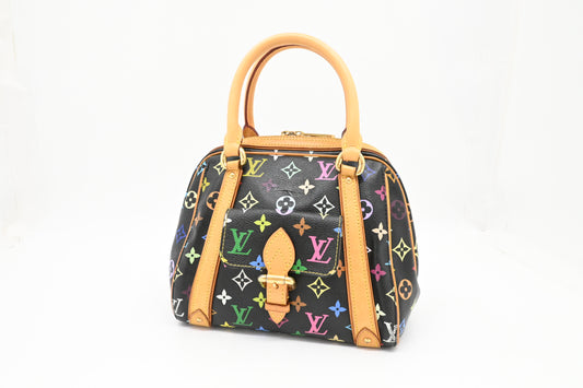 Louis Vuitton Priscilla in Black Multicolor Monogram Canvas