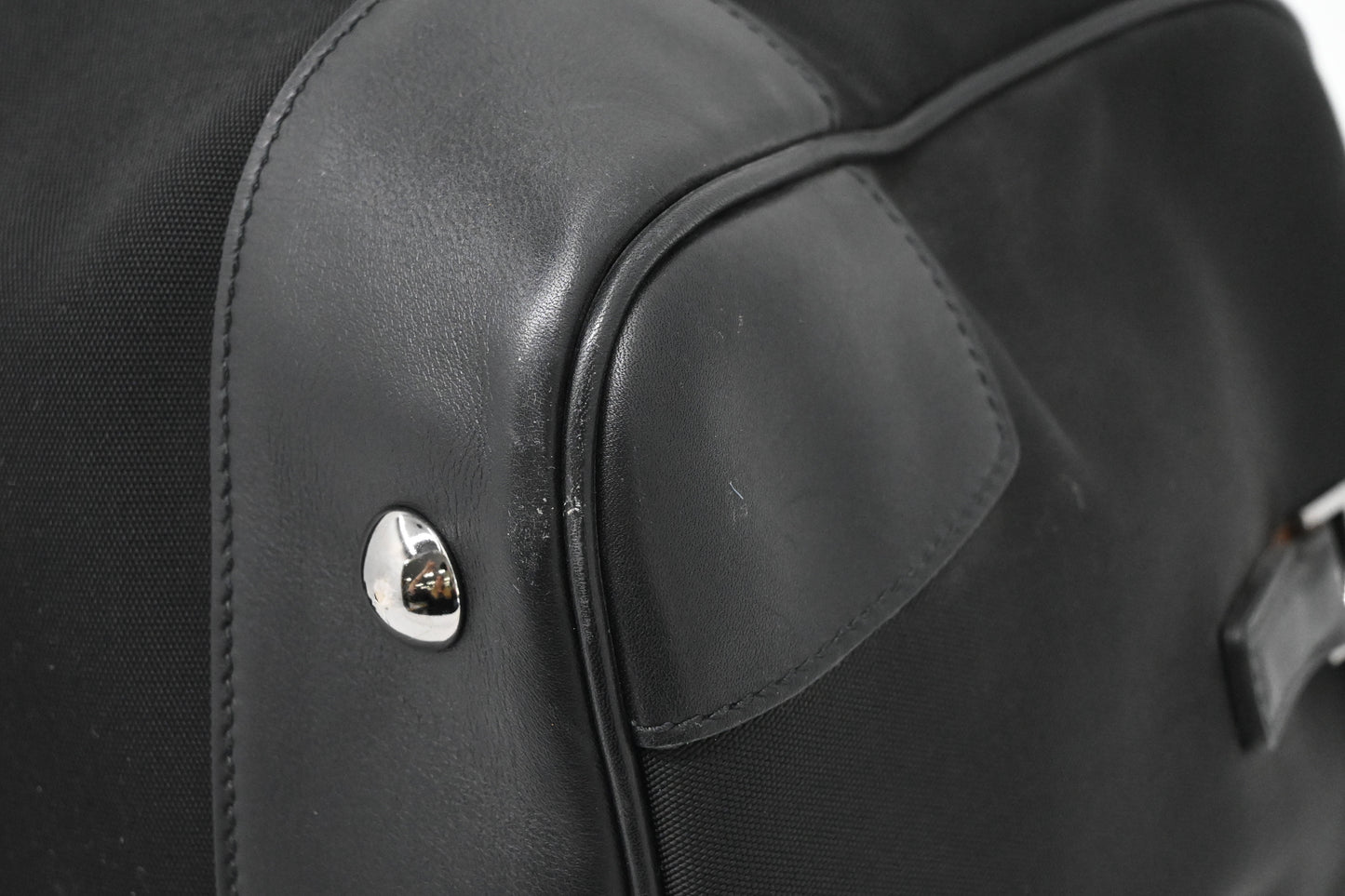 Gucci Duffle Bag in Black Canvas