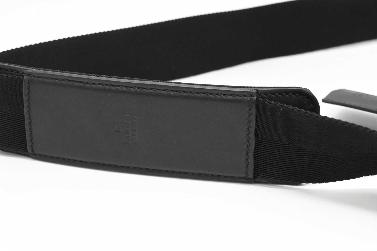 Gucci Duffle Bag in Black Canvas