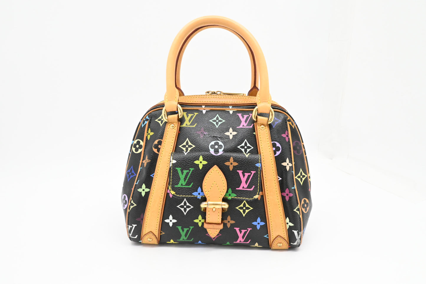 Louis Vuitton Priscilla in Black Multicolor Monogram Canvas