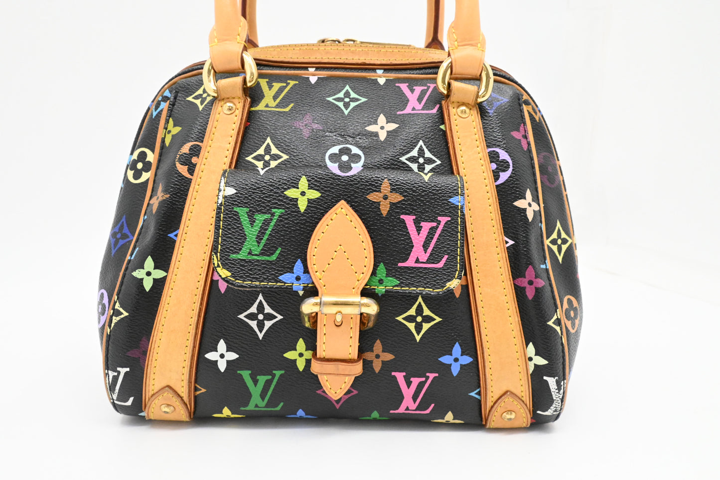 Louis Vuitton Priscilla in Black Multicolor Monogram Canvas