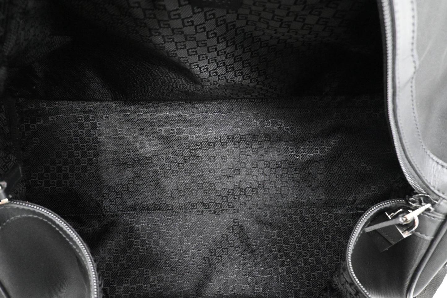 Gucci Duffle Bag in Black Canvas