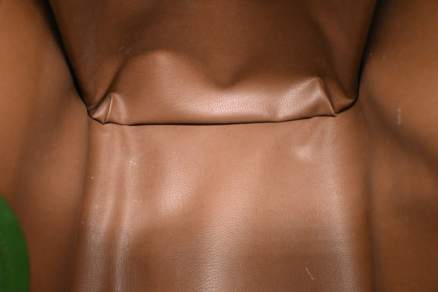 Fendi Janus Top Handle Bag in Green Leather