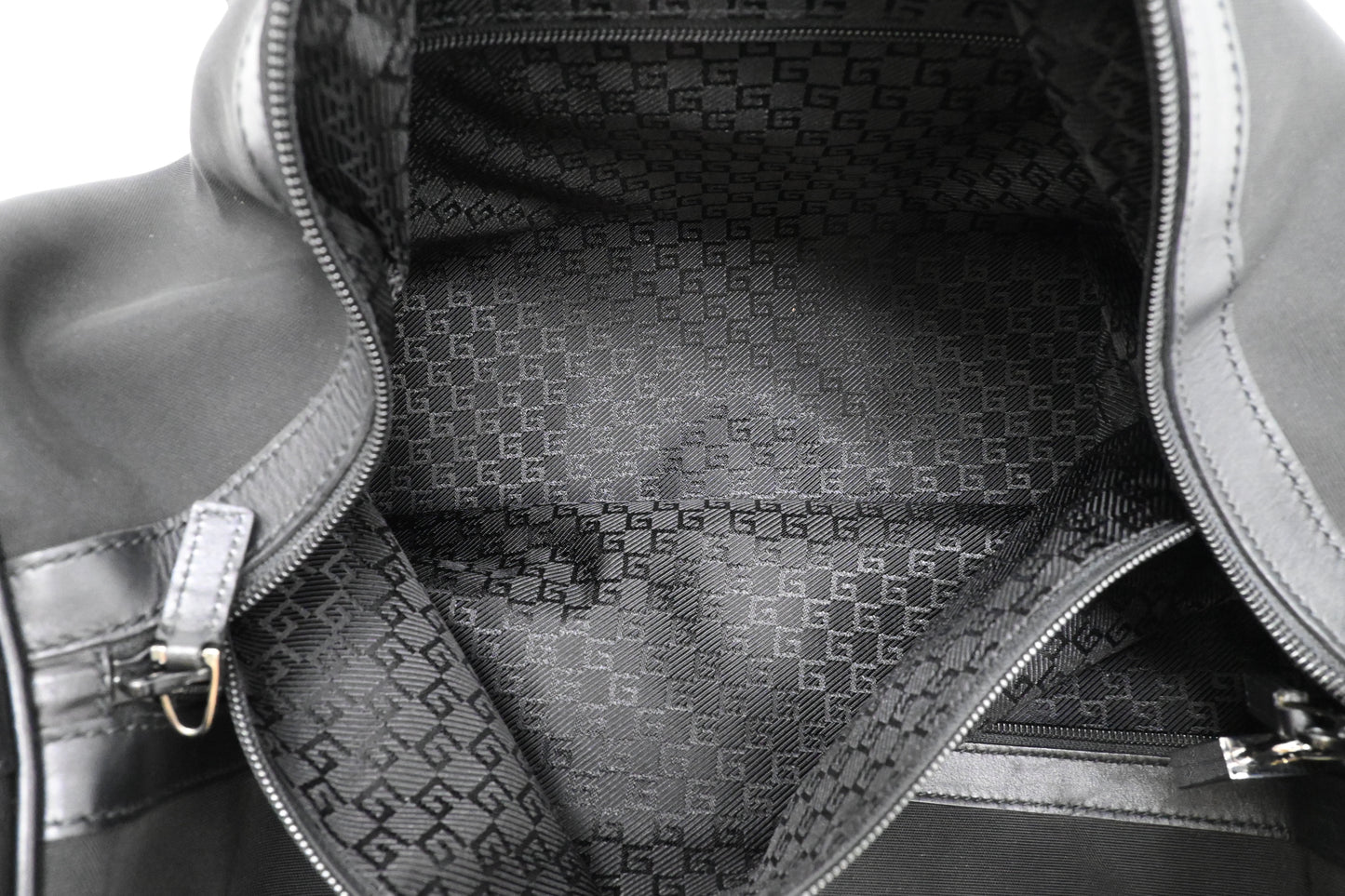 Gucci Duffle Bag in Black Canvas