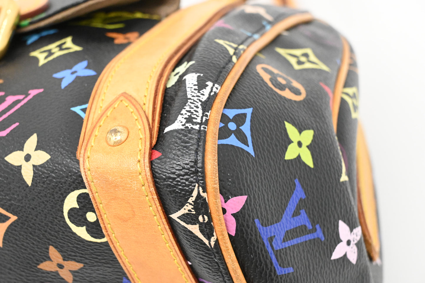 Louis Vuitton Priscilla in Black Multicolor Monogram Canvas