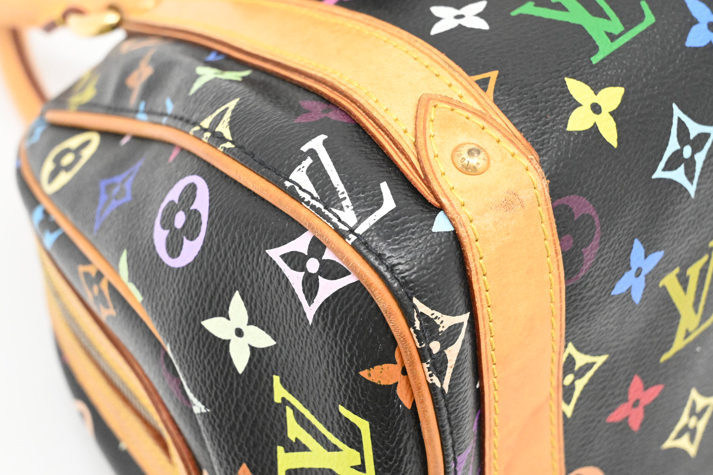 Louis Vuitton Priscilla in Black Multicolor Monogram Canvas
