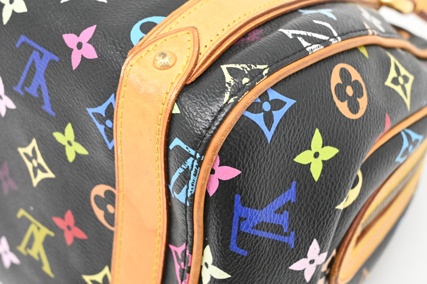 Louis Vuitton Priscilla in Black Multicolor Monogram Canvas