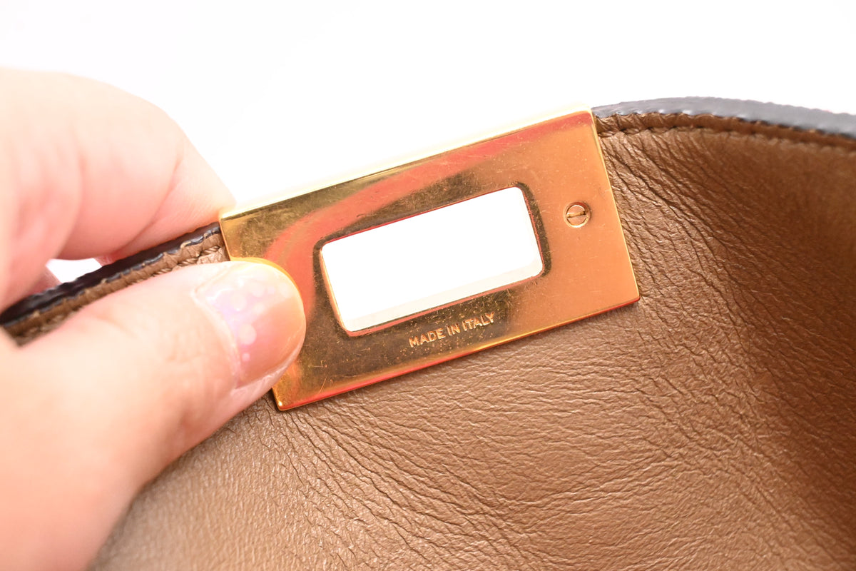 Fendi Medium Peekaboo Selleria in Pink Leather