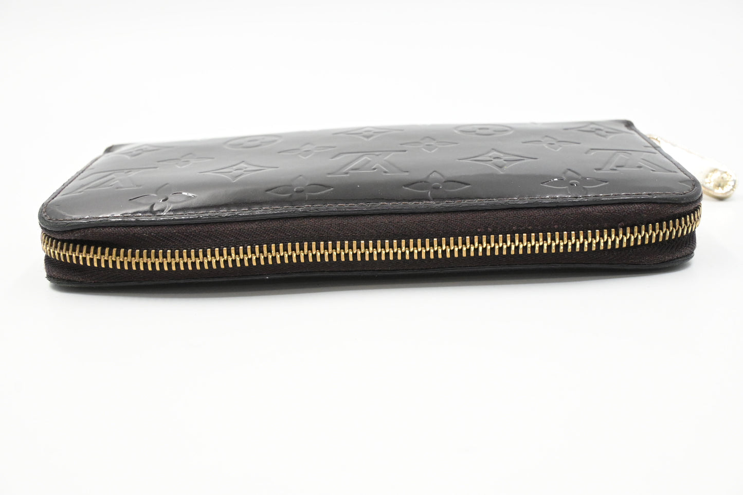 Louis Vuitton Long Zippy Wallet in Amarante Vernis Leather