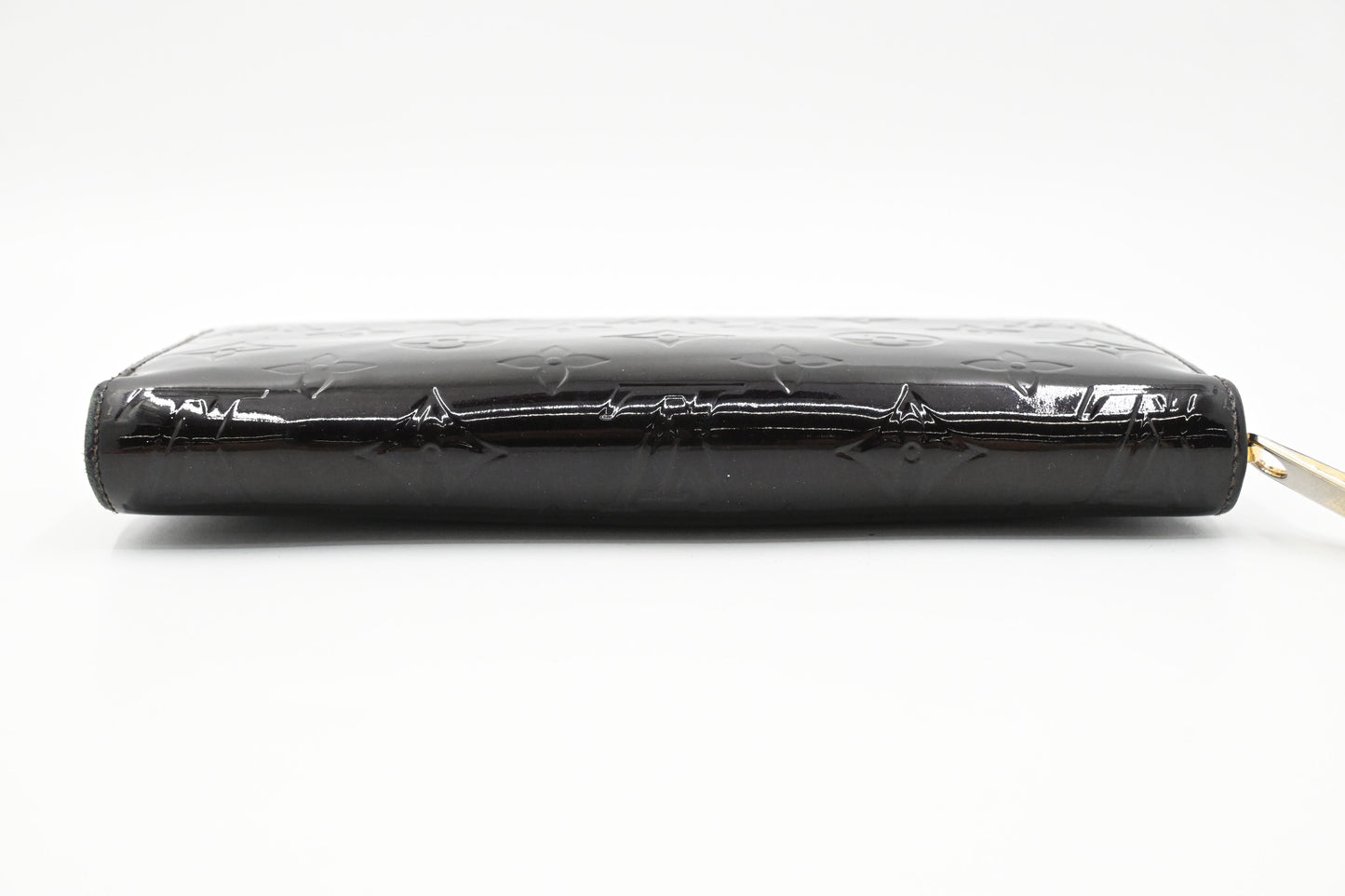 Louis Vuitton Long Zippy Wallet in Amarante Vernis Leather