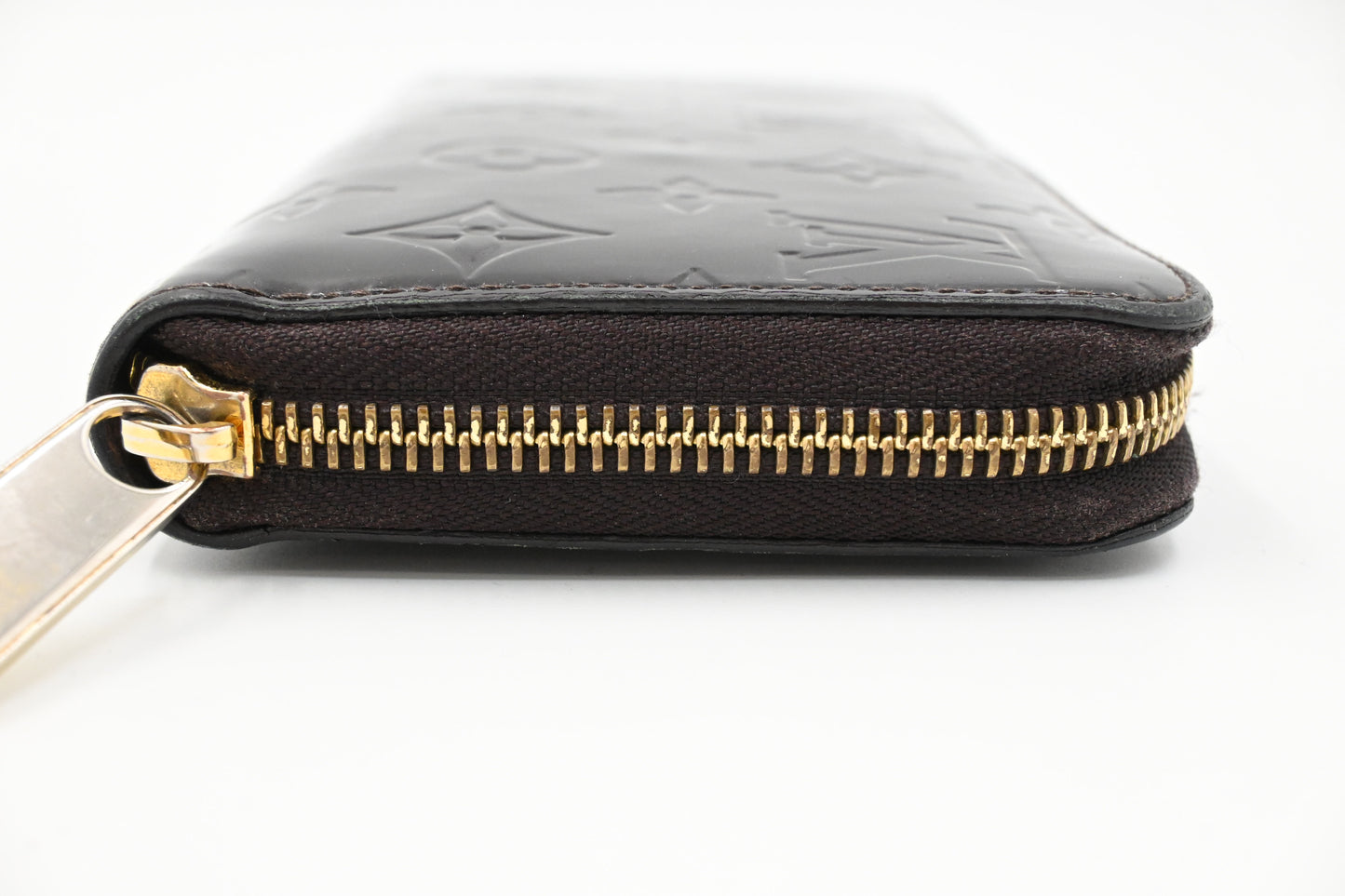 Louis Vuitton Long Zippy Wallet in Amarante Vernis Leather