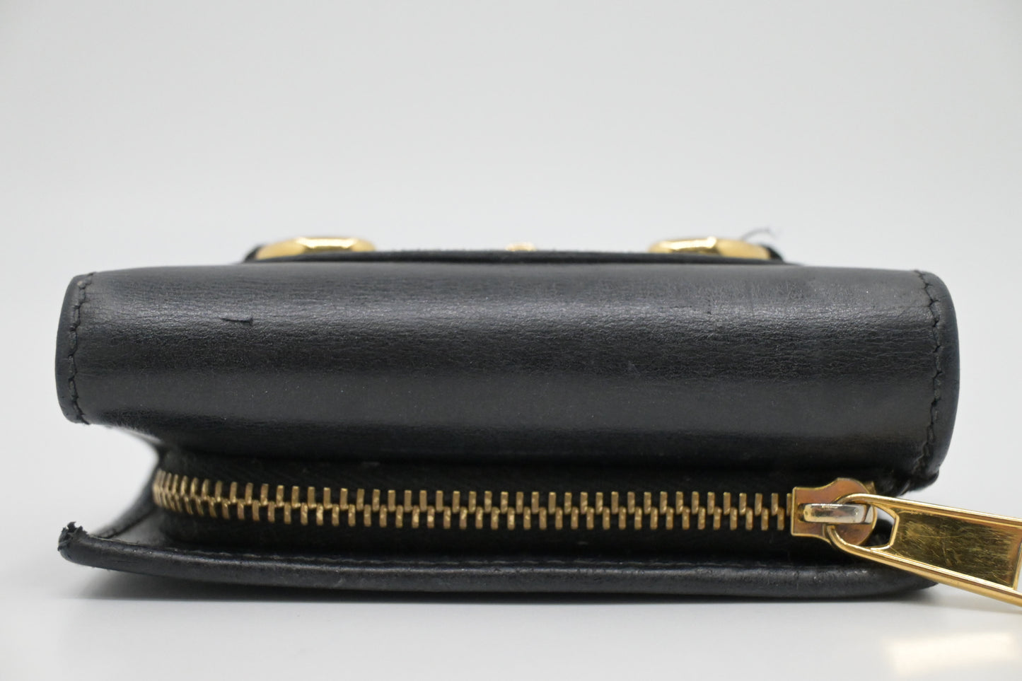 Gucci Horsebit 1955 Card Case Wallet in Black Leather