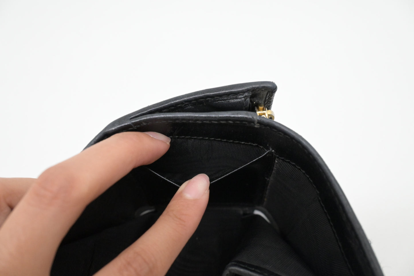 Gucci Horsebit 1955 Card Case Wallet in Black Leather