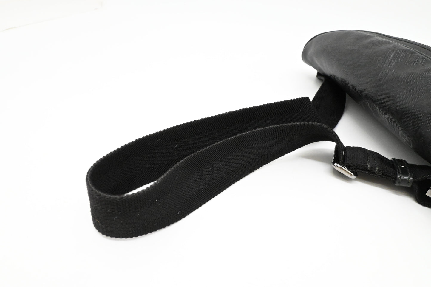 Gucci Bumbag in Black Imprime Canvas