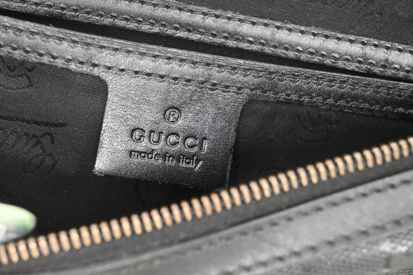 Gucci Bumbag in Black Imprime Canvas