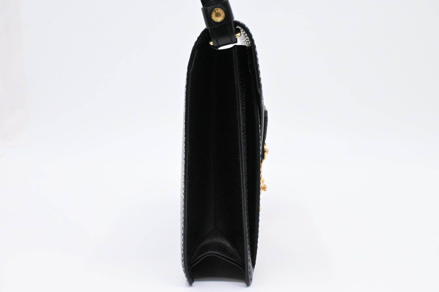 Louis Vuitton Sellier Dragonne in Black Epi Leather