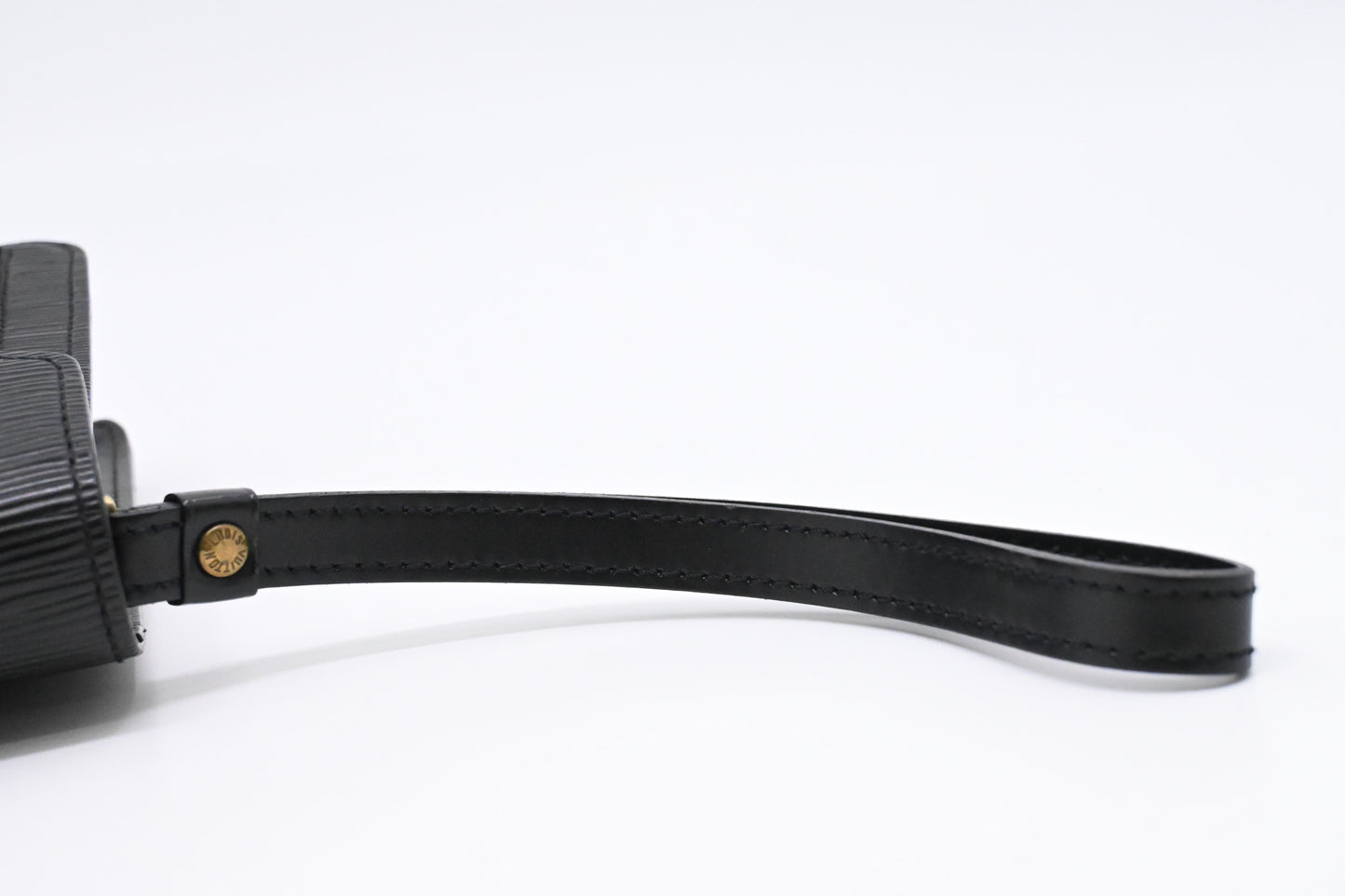 Louis Vuitton Sellier Dragonne in Black Epi Leather