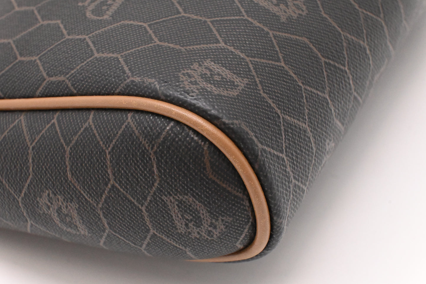 Dior Crossbody Bag in Black Honeycomb Coated Canvas