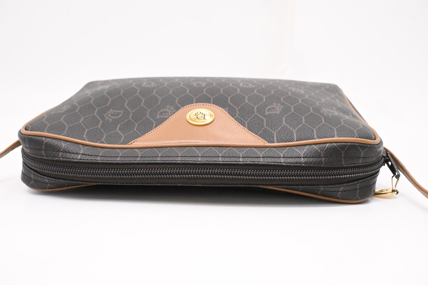 Dior Crossbody Bag in Black Honeycomb Coated Canvas