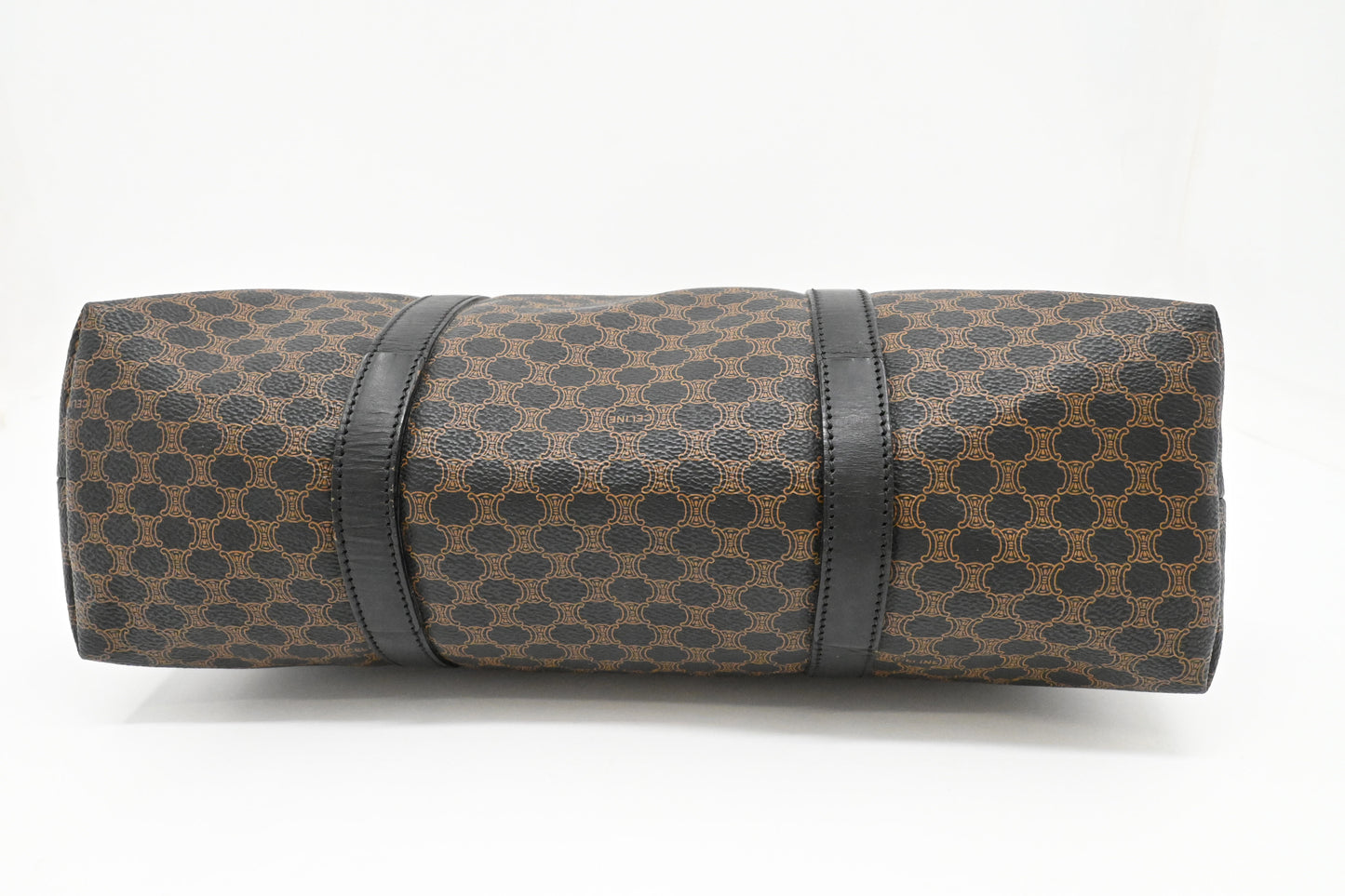 Celine Tote in Black Macadam Canvas