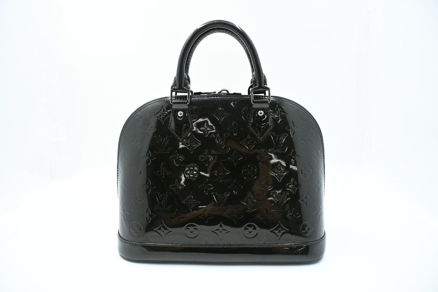 Louis Vuitton Alma in Black Magnetique Vernis Leather