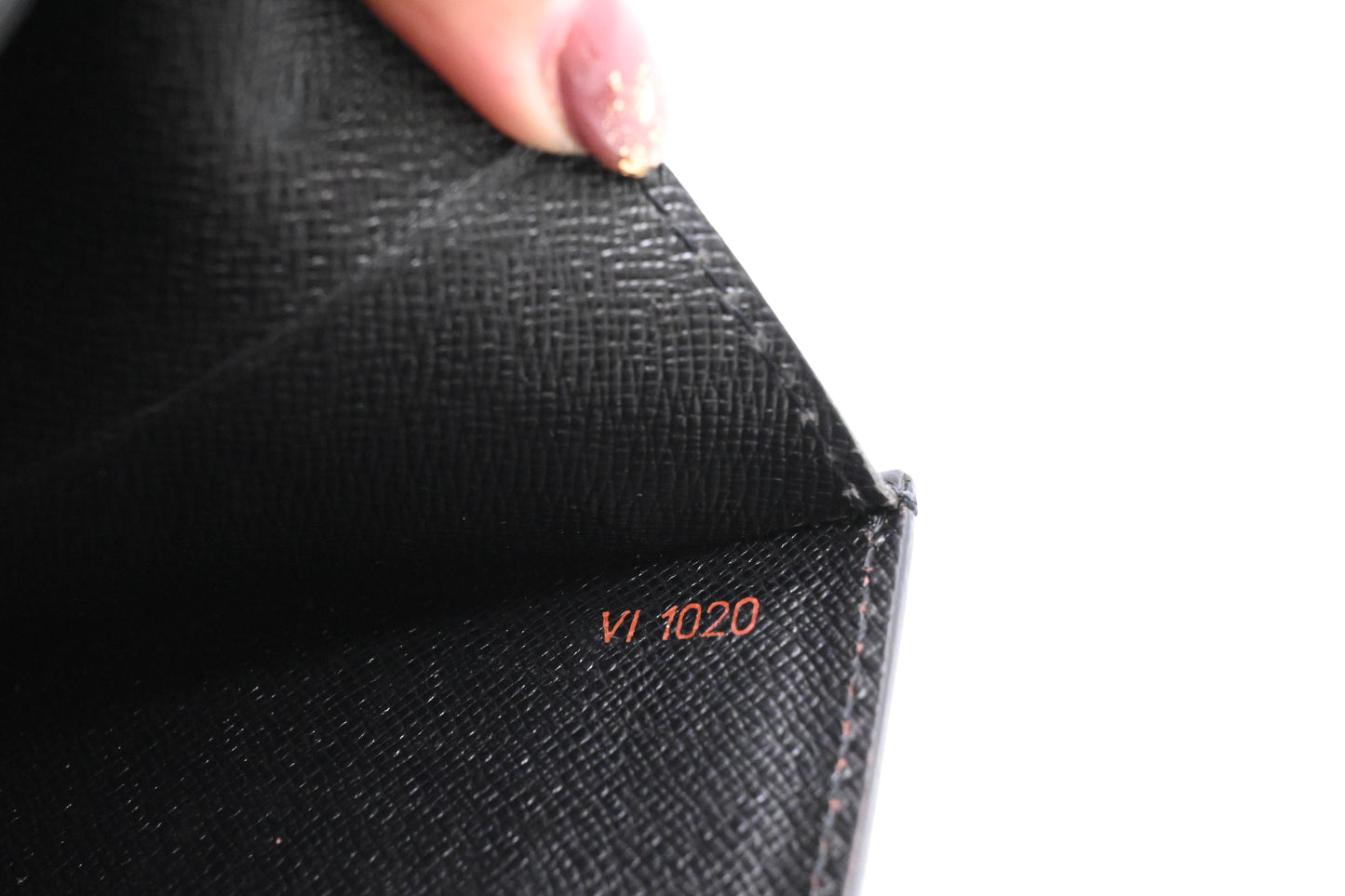 Louis Vuitton Sellier Dragonne in Black Epi Leather