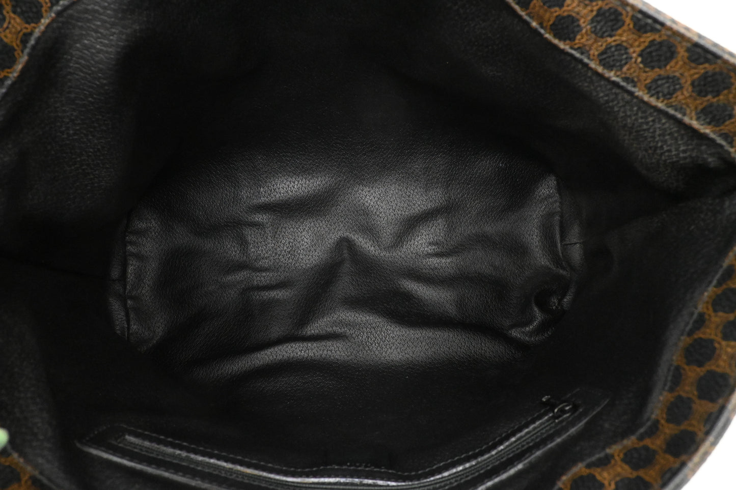 Celine Tote in Black Macadam Canvas