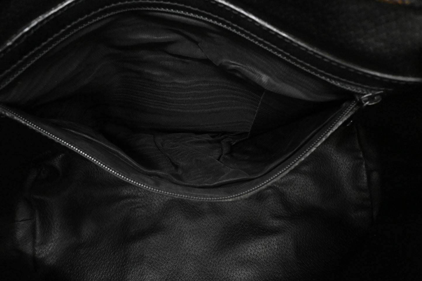 Celine Tote in Black Macadam Canvas