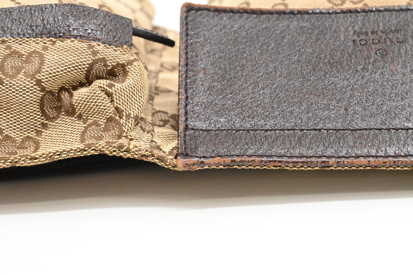 Gucci Waist Pouch in Brown GG Canvas