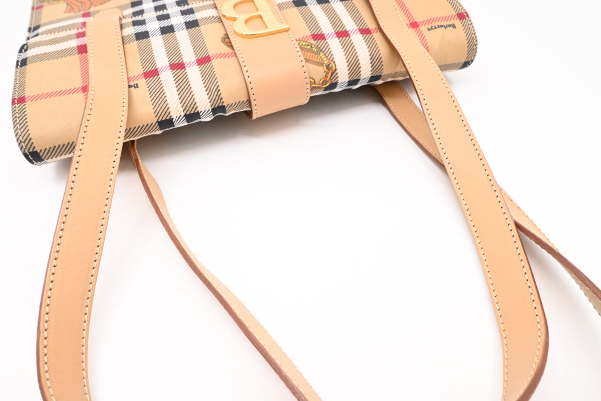 Burberry Tote Bag in Check Canvas