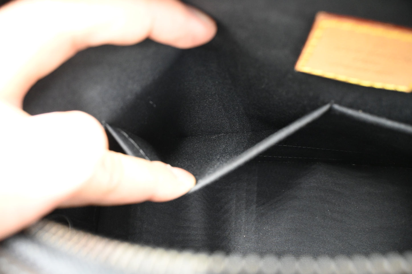 Louis Vuitton Alma in Black Magnetique Vernis Leather