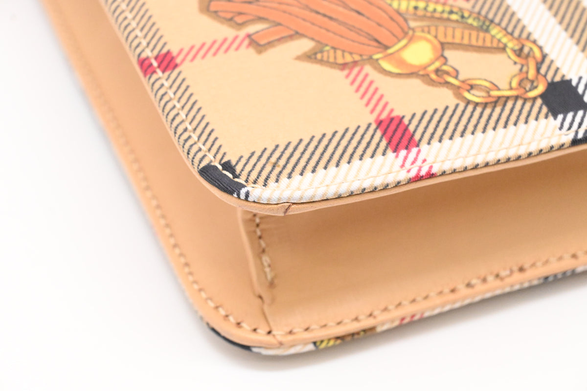 Burberry Tote Bag in Check Canvas