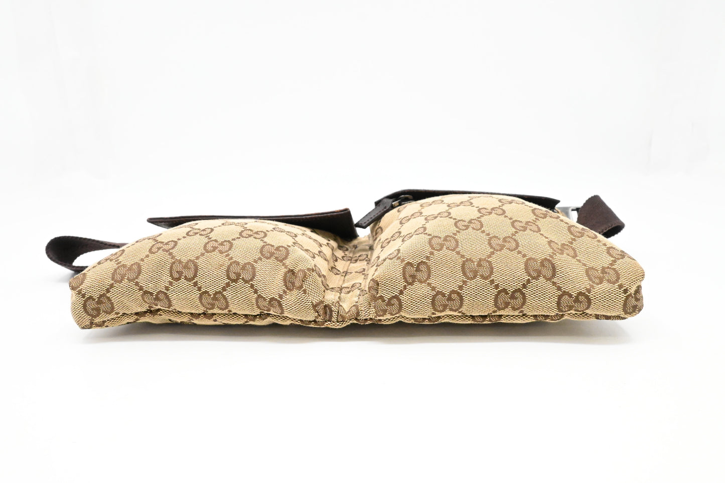 Gucci Waist Pouch in Brown GG Canvas