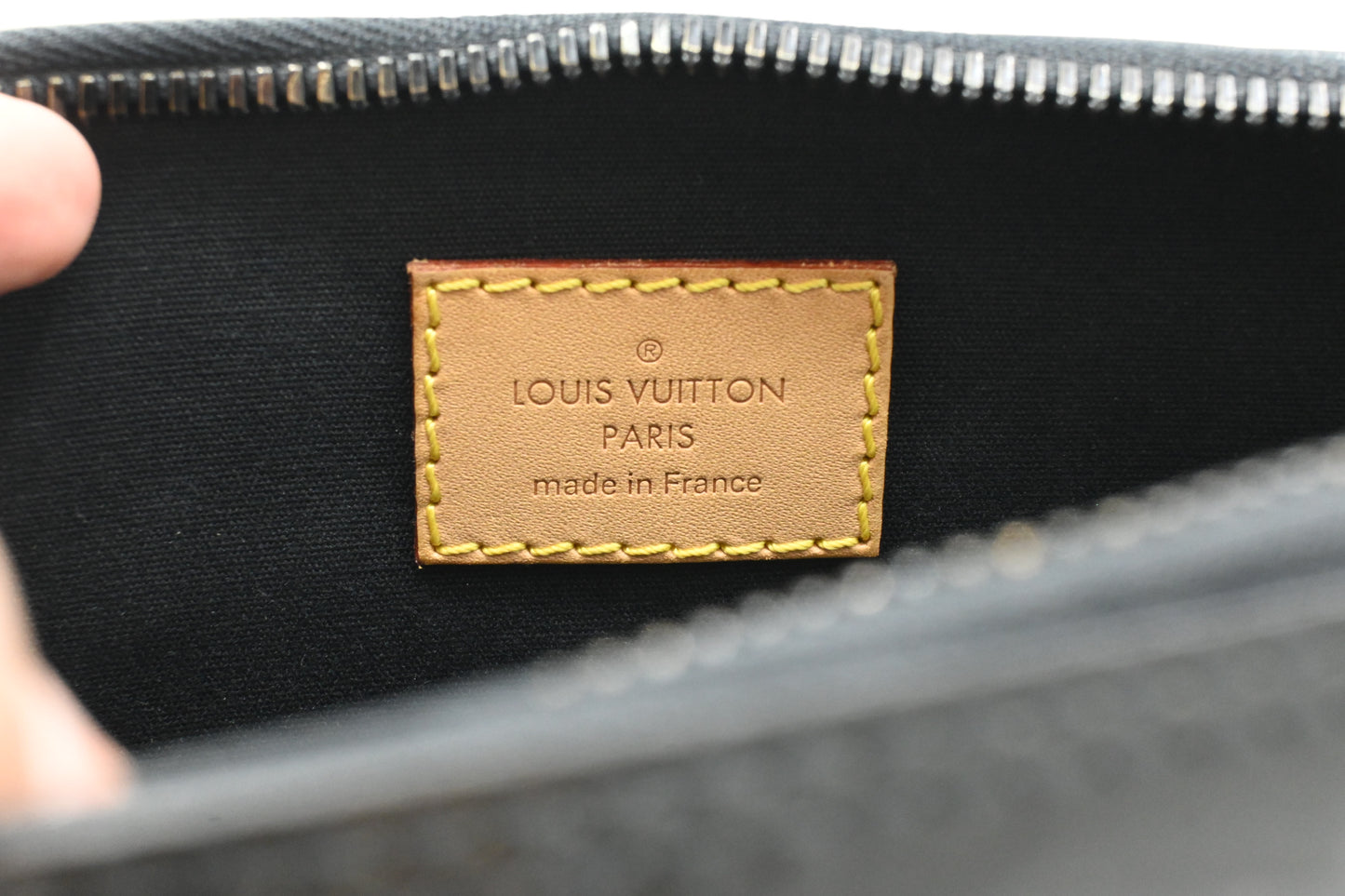 Louis Vuitton Alma in Black Magnetique Vernis Leather