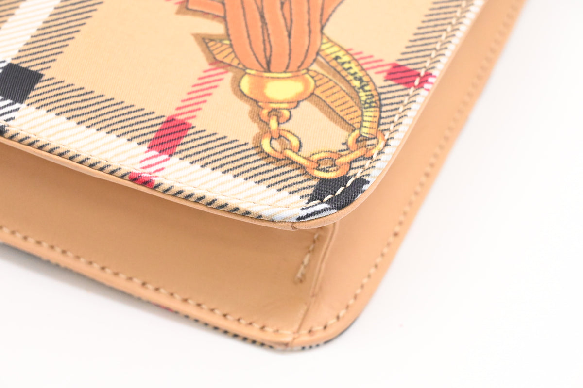 Burberry Tote Bag in Check Canvas