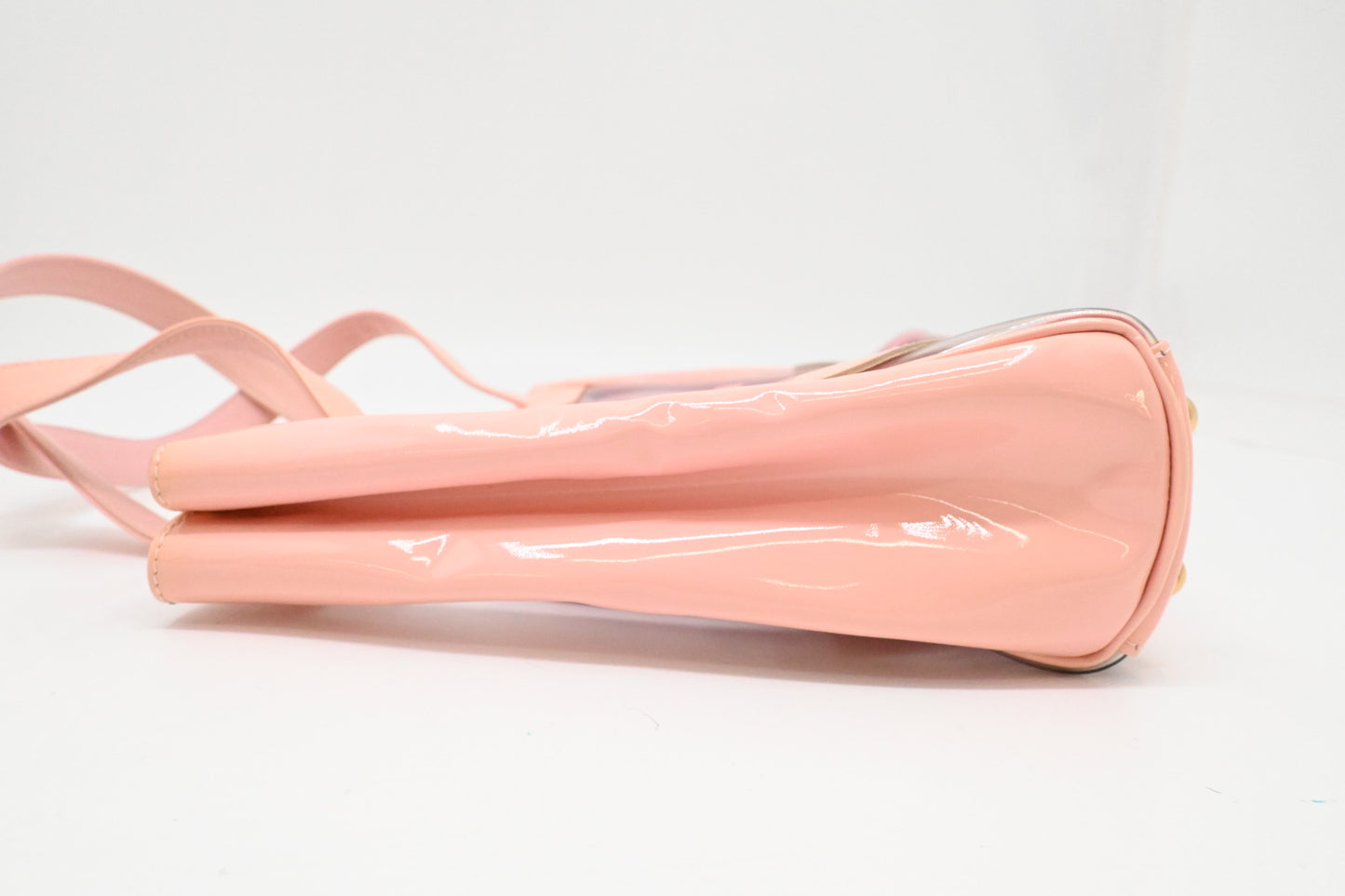 Chanel Triple Coco Tote in Pink Leather and Clear Vinyl