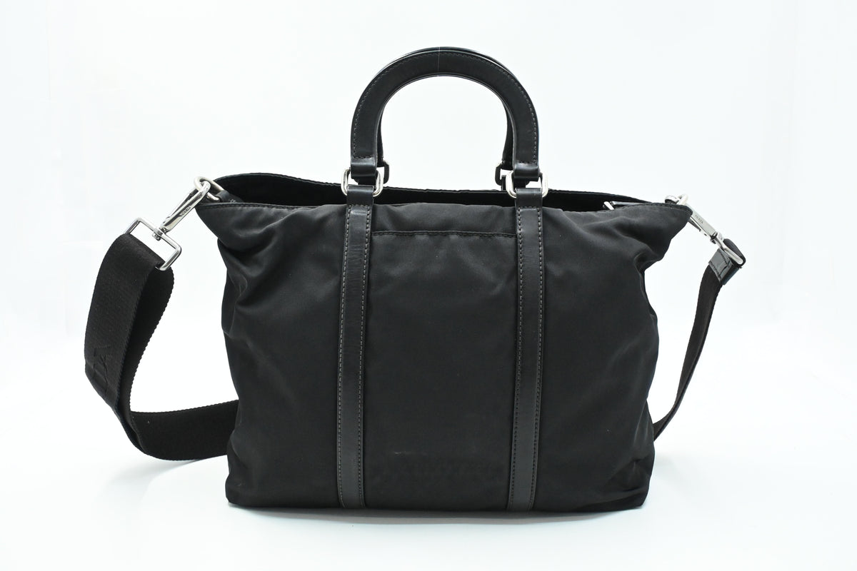 Prada Two Way Bag in Black Nylon