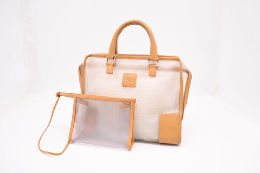 Loewe Amazona 2000 Handbag in Clear Vinyl
