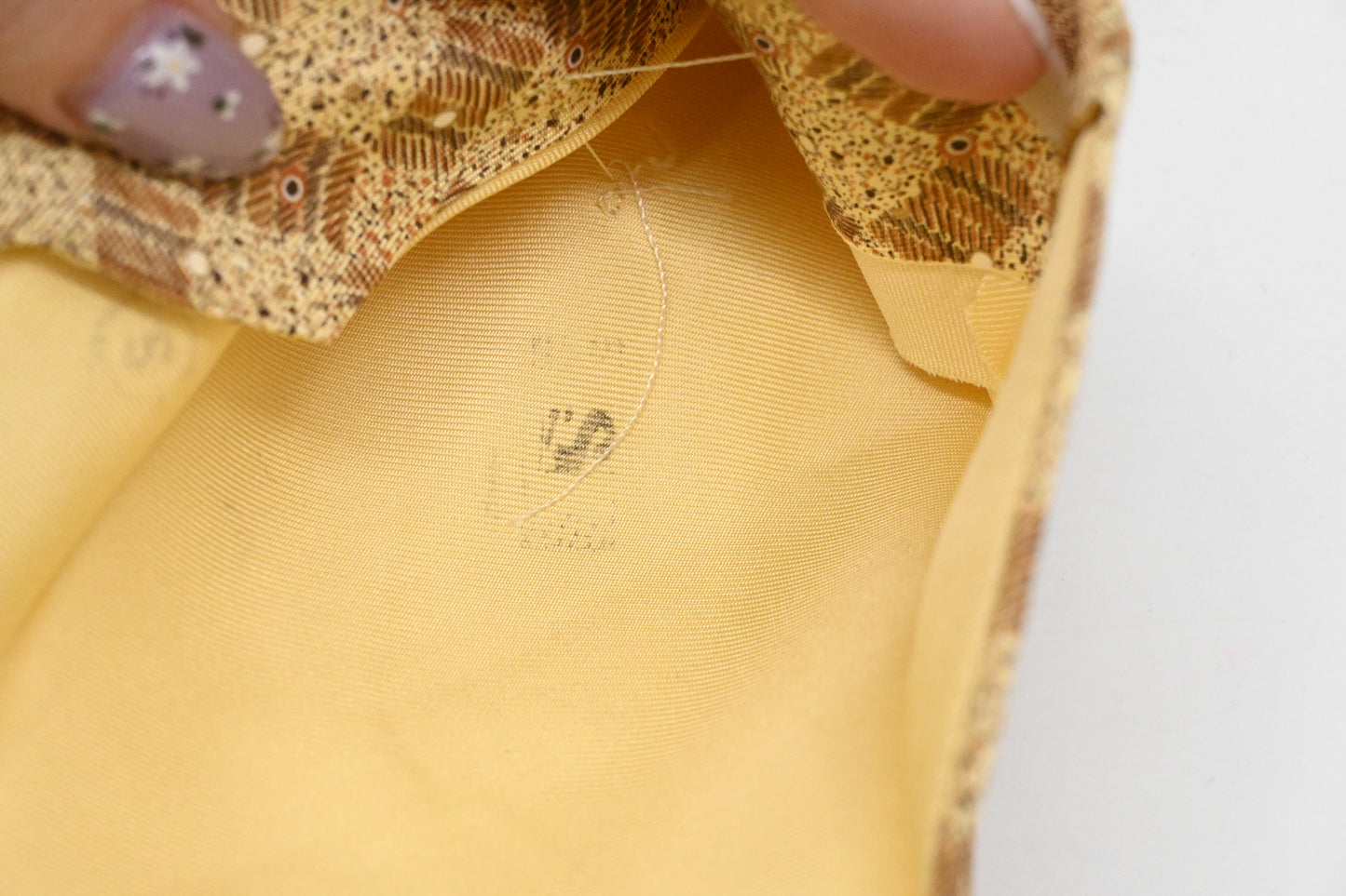 Hermes Tie in Yellow Silk