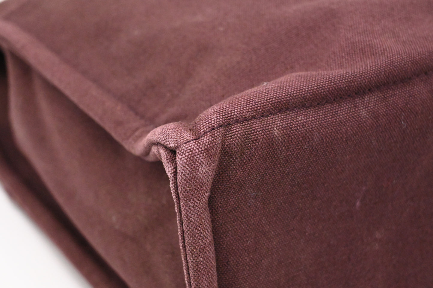 Hermes Fourre Tout MM in Burgundy Canvas
