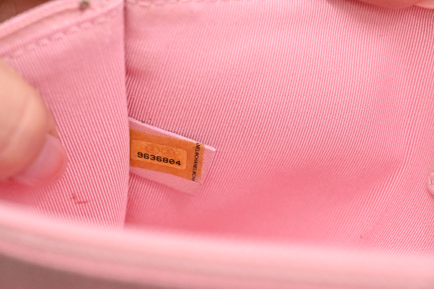 Chanel Triple Coco Tote in Pink Leather and Clear Vinyl