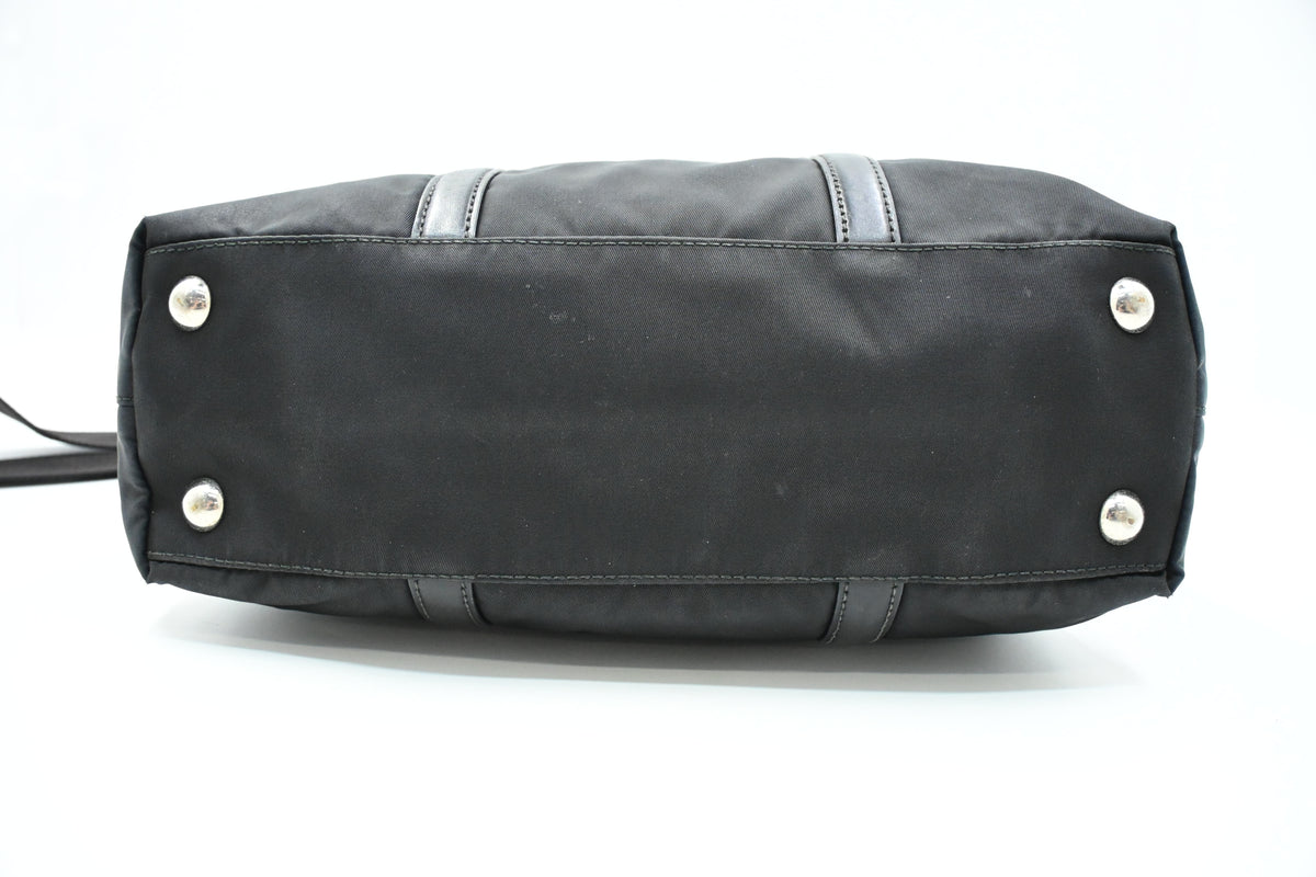 Prada Two Way Bag in Black Nylon